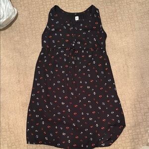 GAP Black Sundress with Sleeveless Design and Scoop Neck